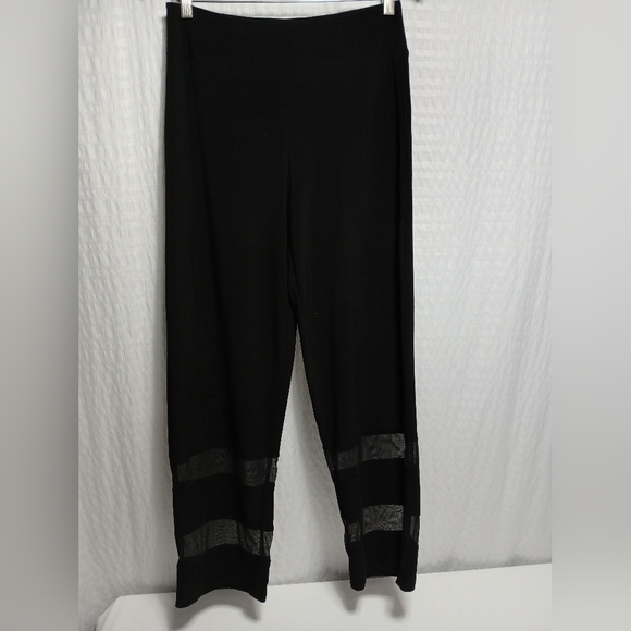 Joseph Ribkoff Pants - Josesph Ribkoff Pull On, Straight Leg , Double Sheer Hem Pants